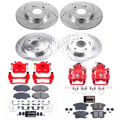 Power Stop KC6491 Z23 Evolution Sport Performance Pad And Rotor Kit With Calipers for 2013-2015 Honda Accord LX, LX-S product image