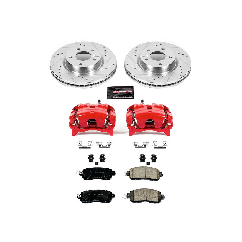 Power Stop KC6494 Z23 Evolution Sport Performance 1-Click Brake Kit With Calipers (Front) for 2013-2021 Nissan Altima Sedan (4 Door) product image