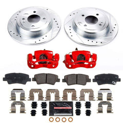 Power Stop KC6507A - Rear Z23 Evolution Sport Pad And Rotor Kit With Calipers vehicle fitment brake part