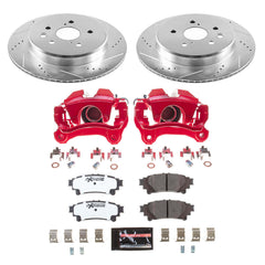 Power Stop KC6514-26 Z26 Street Warrior 1-Click Pad And Rotor Kit With Calipers for 2018-2019 Lexus GS300 product image