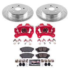 Power Stop KC6514 Z23 Evolution Sport Performance Pad And Rotor Kit With Calipers for 2018-2019 Lexus GS300 product image