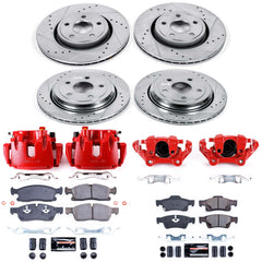 Power Stop KC6537 Z23 Evolution Sport Front And Rear Brake Kit for 2013 Jeep Grand Cherokee Laredo, Limited, Overland product image