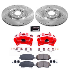 Power Stop KC6538 Z23 Evolution Sport Performance Pad And Rotor Kit With Calipers for 2015-2017 Chrysler 200 product image