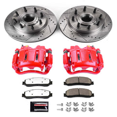 Power Stop KC6550-36 Z36 Extreme Performance Truck And Tow 1-Click Brake Kit With Calipers (Front) for 2012 Ford F-250 Super Duty product image