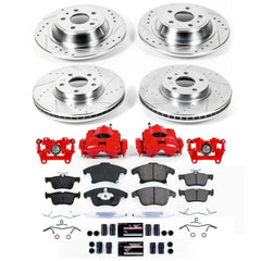 Power Stop KC6556B - Front And Rear Z23 Evolution Sport Pad And Rotor Kit With Calipers vehicle fitment brake part