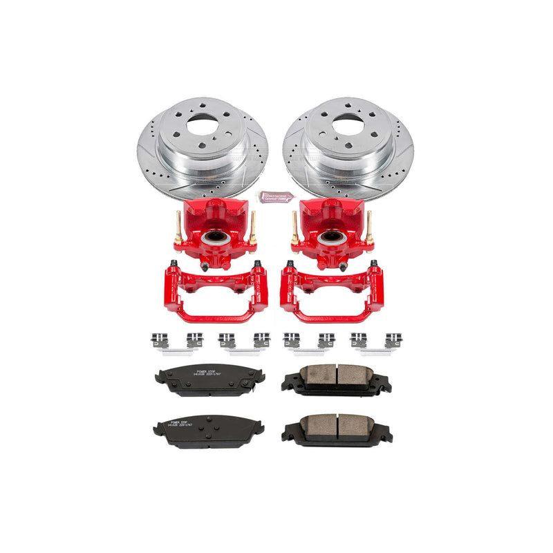 Power Stop KC6562 Z23 Evolution Sport Performance 1-Click Brake Kit With Calipers (Rear) for 2014-2020 Cadillac Escalade product image