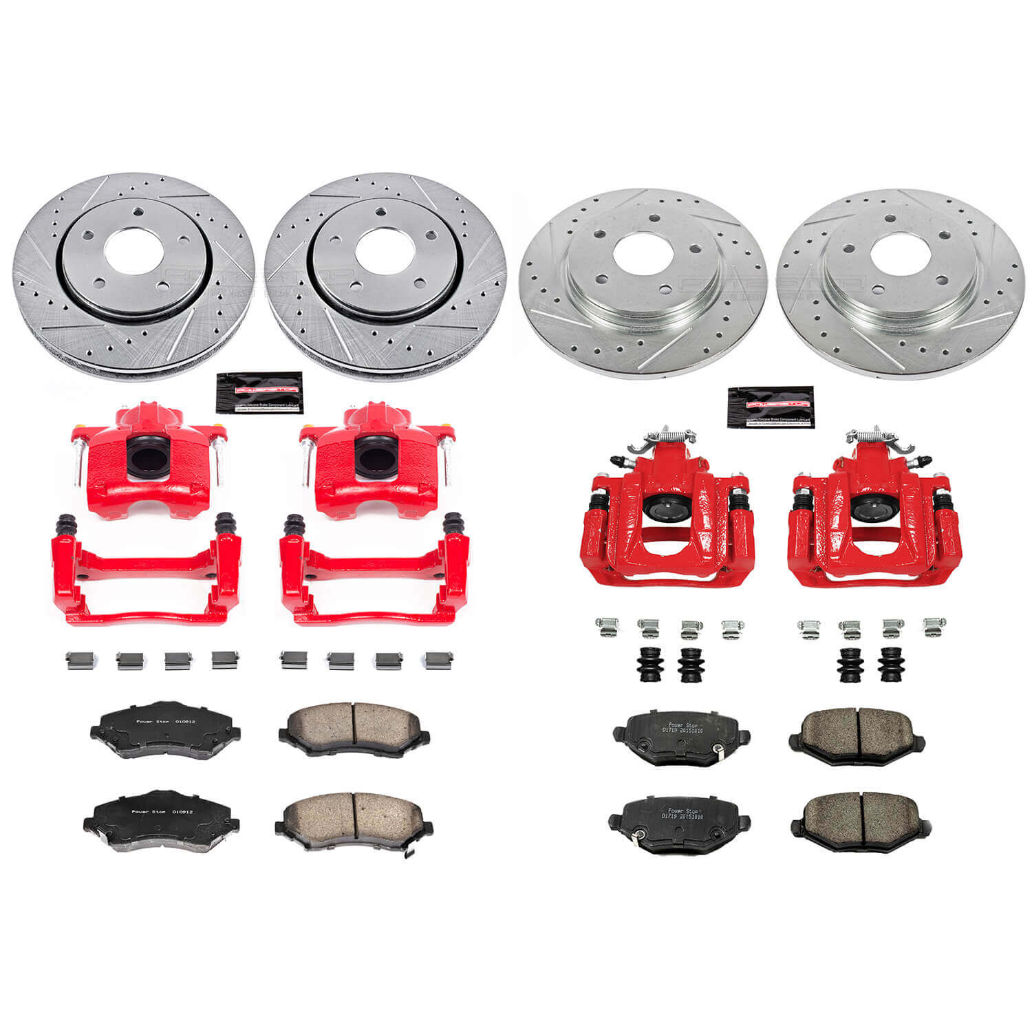 Power Stop KC6563 Z23 Evolution Sport Front And Rear Brake Kit for 2012-2016 Chrysler Town & Country product image