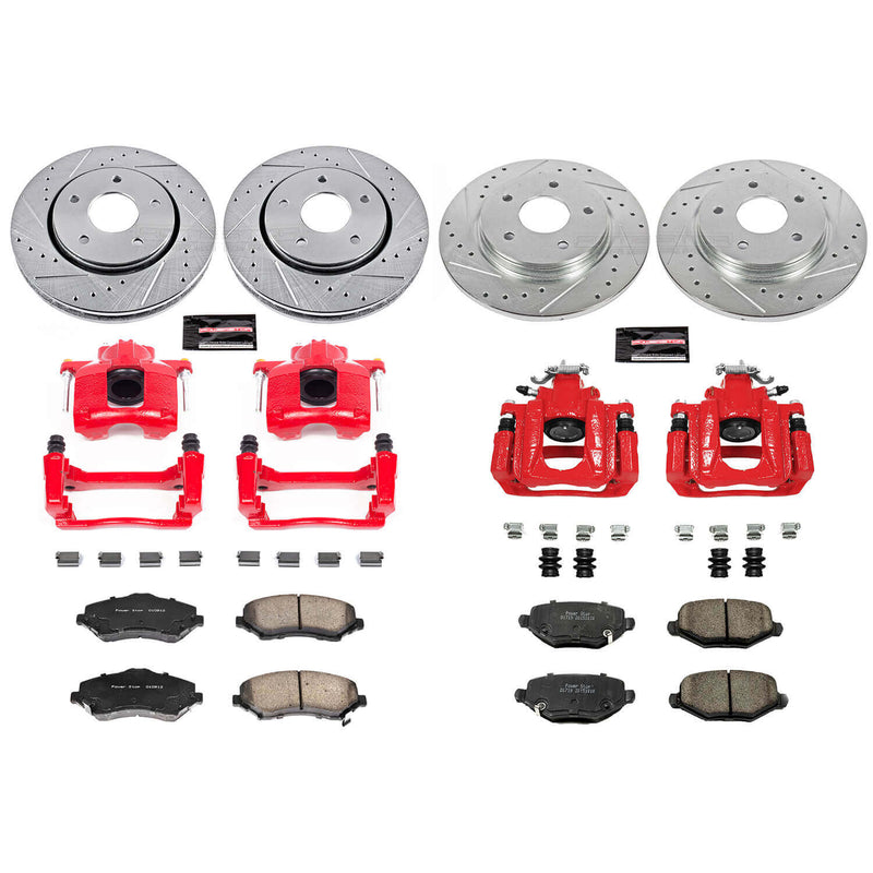 Power Stop KC6563 Z23 Evolution Sport Front And Rear Brake Kit for 2012-2016 Chrysler Town & Country product image
