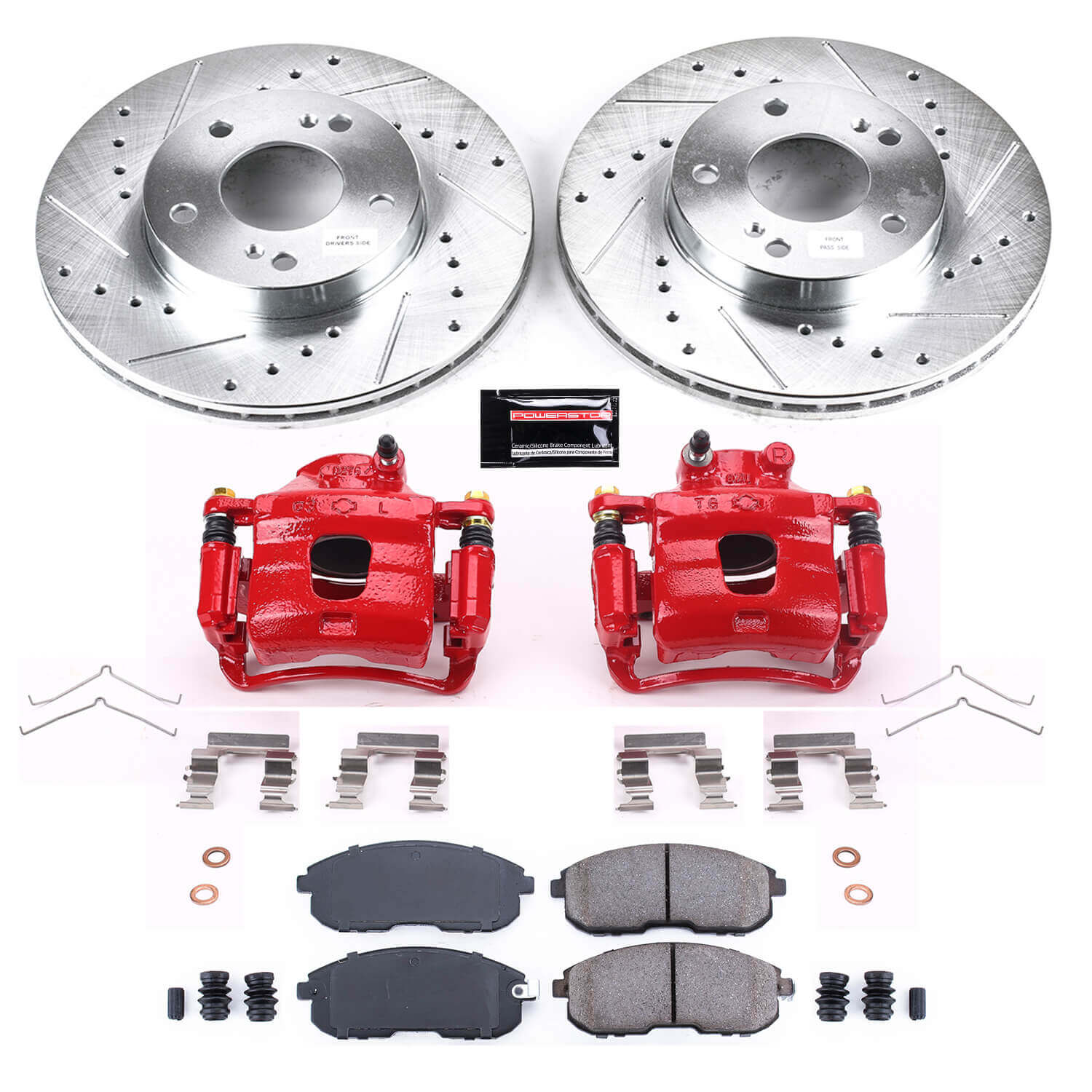 Power Stop KC660 Z23 Evolution Sport Front Brake Kit for 1989-1999 INFINITI I30 product image
