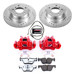 Power Stop KC6656-26 Z26 Street Warrior 1-Click Pad And Rotor Kit With Calipers for 2014-2016 BMW 228I product image