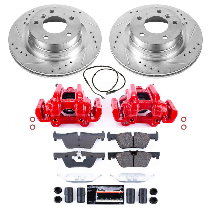 Power Stop KC6656 Z23 Evolution Sport Performance Pad And Rotor Kit With Calipers for 2014-2016 BMW 228I product image