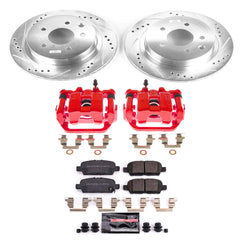 Power Stop KC6761A Z23 Evolution Sport Performance Pad And Rotor Kit With Calipers for 2011-2025 Nissan Leaf product image