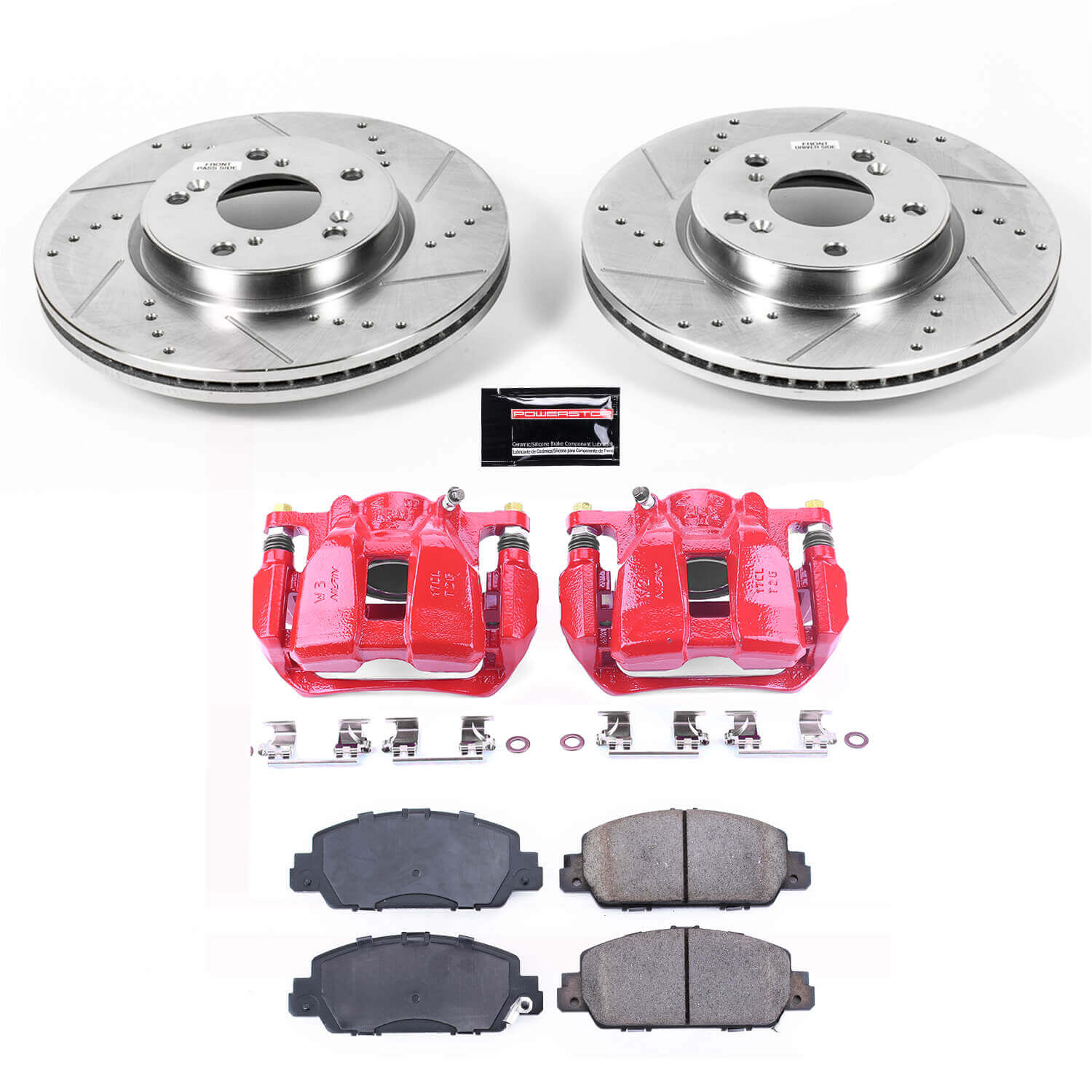 Power Stop KC6777A Z23 Evolution Sport Front Brake Kit for 2013 Honda Accord EX-L, Touring product image