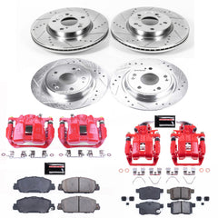 Power Stop KC6778 Z23 Evolution Sport Performance Pad And Rotor Kit With Calipers for 2013 Honda Accord EX-L, Touring product image
