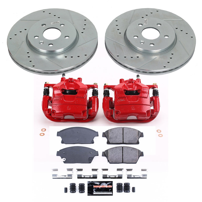 Power Stop KC6793 Z23 Evolution Sport Front Brake Kit for 2013-2017 Buick Encore product image