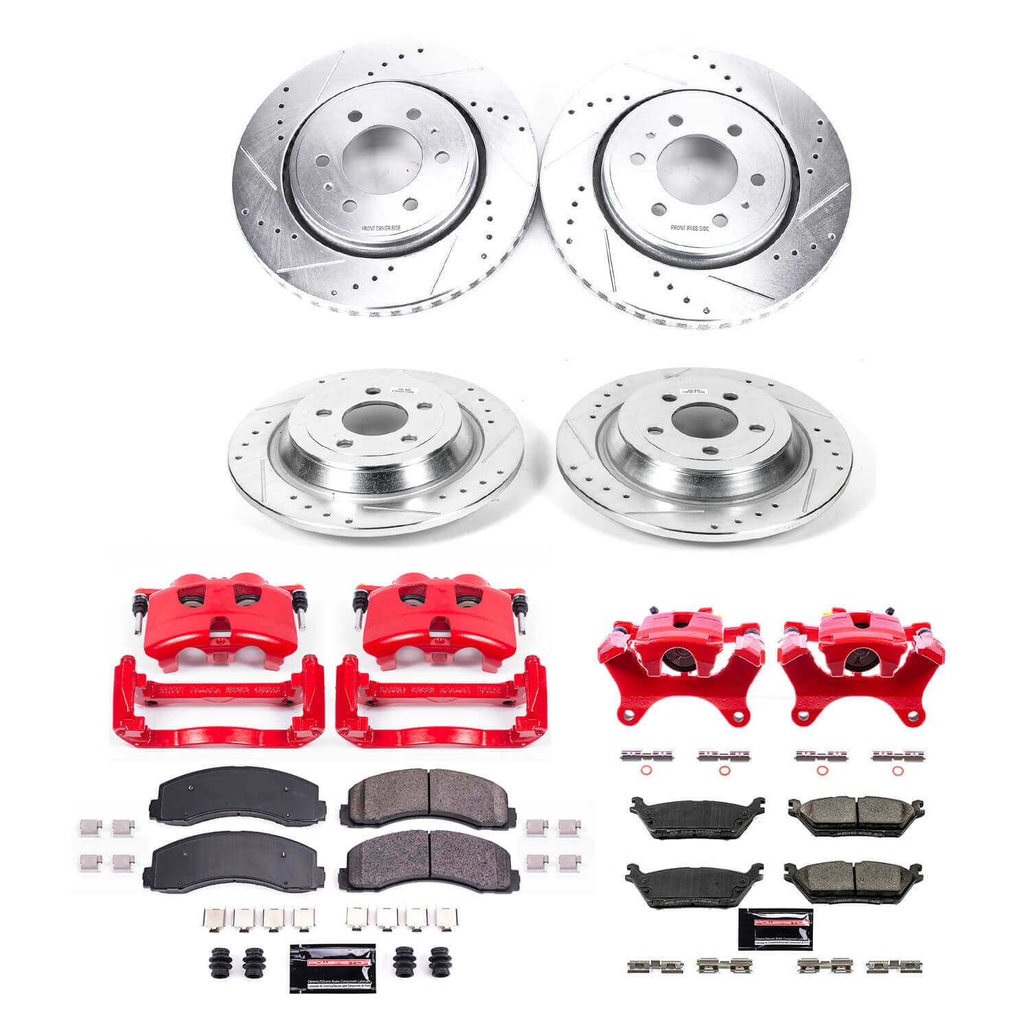 Power Stop KC6803 Z23 Evolution Sport Performance Pad And Rotor Kit With Calipers for 2015-2017 Ford F-150 product image