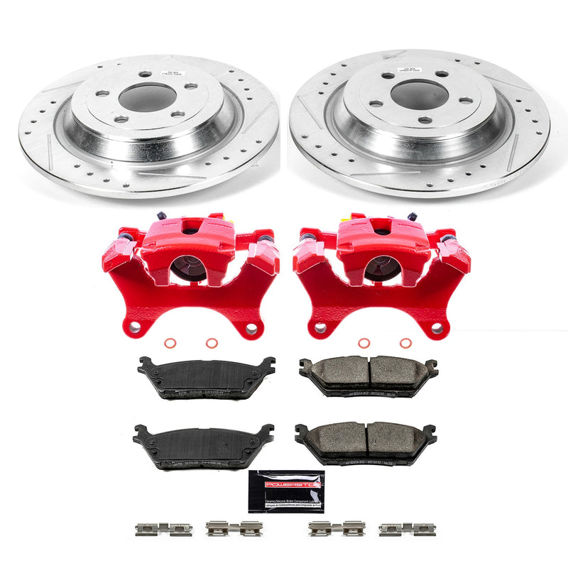 Power Stop KC6814 Z23 Evolution Sport Performance Pad And Rotor Kit With Calipers for 2015-2017 Ford F-150 product image