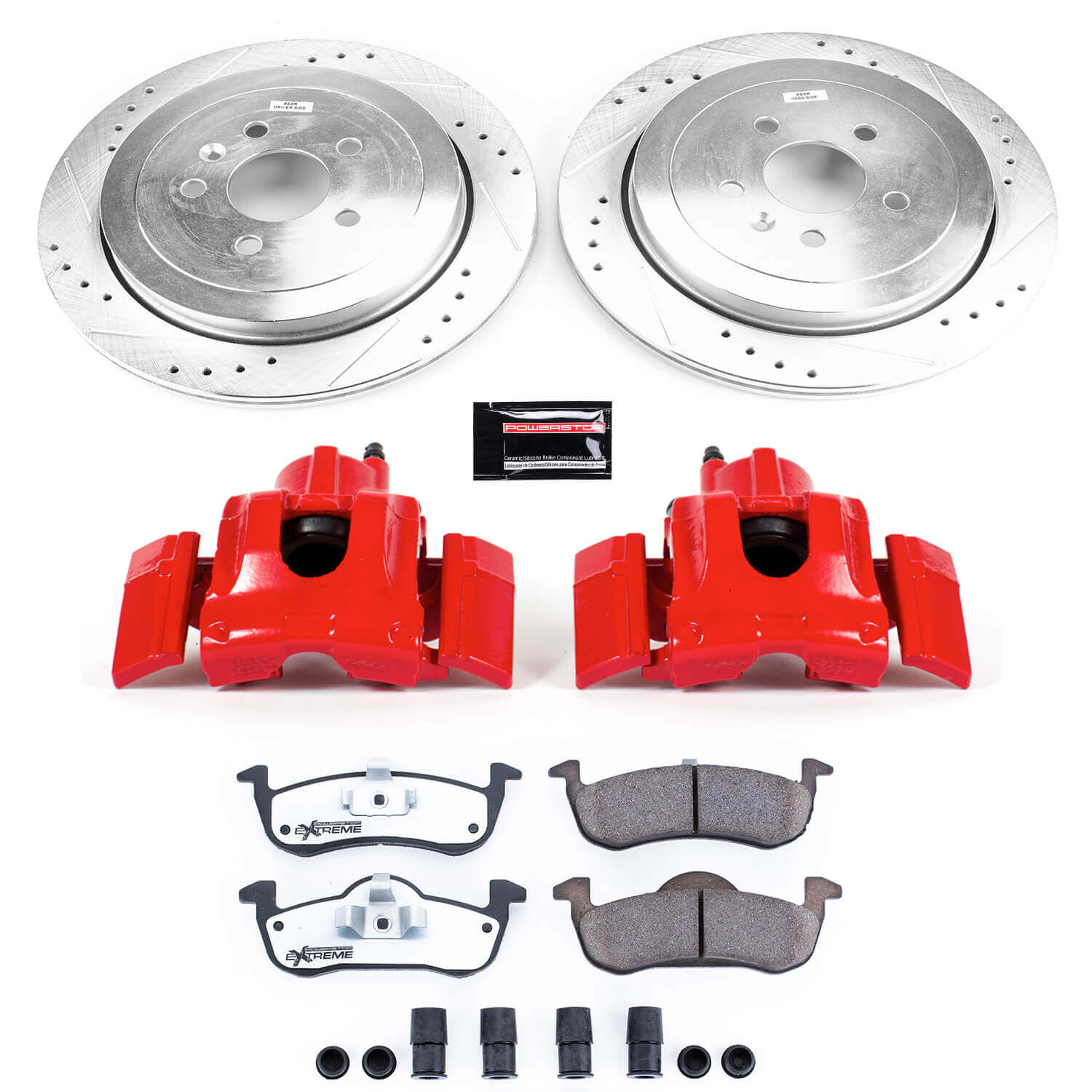 Power Stop KC6819-36 Z36 Extreme Performance Truck And Tow 1-Click Pad And Rotor Kit With Calipers for 2013-2019 Lincoln Mkt product image