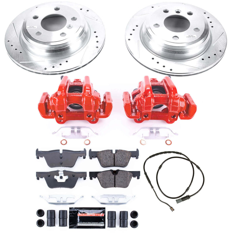 Power Stop KC6852 Z23 Evolution Sport Performance Pad And Rotor Kit With Calipers for 2013-2018 BMW 320I Xdrive product image