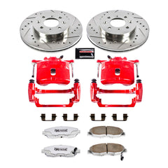 Power Stop KC690A-26 Z26 Extreme Street Warrior 1-Click Brake Kit With Calipers (Front) for 2001-2005 Honda Civic product image