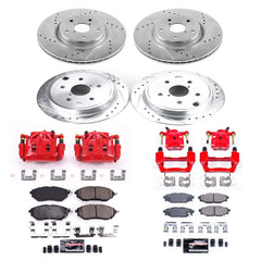 Power Stop KC6932 Z23 Evolution Sport Front And Rear Brake Kit for 2015-2020 Subaru WRX product image