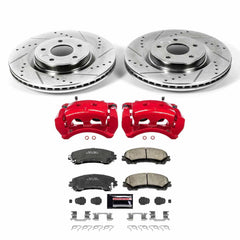 Power Stop KC6944 Front Z23 Evolution Sport Performance 1-Click Pad And Rotor Kit With Calipers for 2014-2016 Infiniti Q50 Base, Hybrid Premium, Premium product image