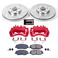 Power Stop KC6951 Z23 Evolution Sport Performance Pad And Rotor Kit With Calipers for 2013-2016 Hyundai Santa Fe product image