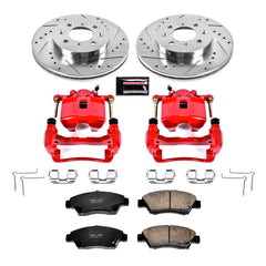 Power Stop KC696 Z23 Evolution Sport Performance 1-Click Brake Kit With Calipers (Front) for 2003-2005 Honda Civic product image