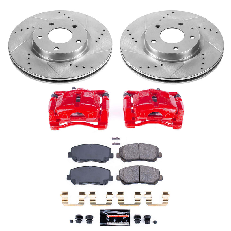 Power Stop KC6967 Z23 Evolution Sport Performance Pad And Rotor Kit With Calipers for 2013-2015 Mazda CX-5 product image