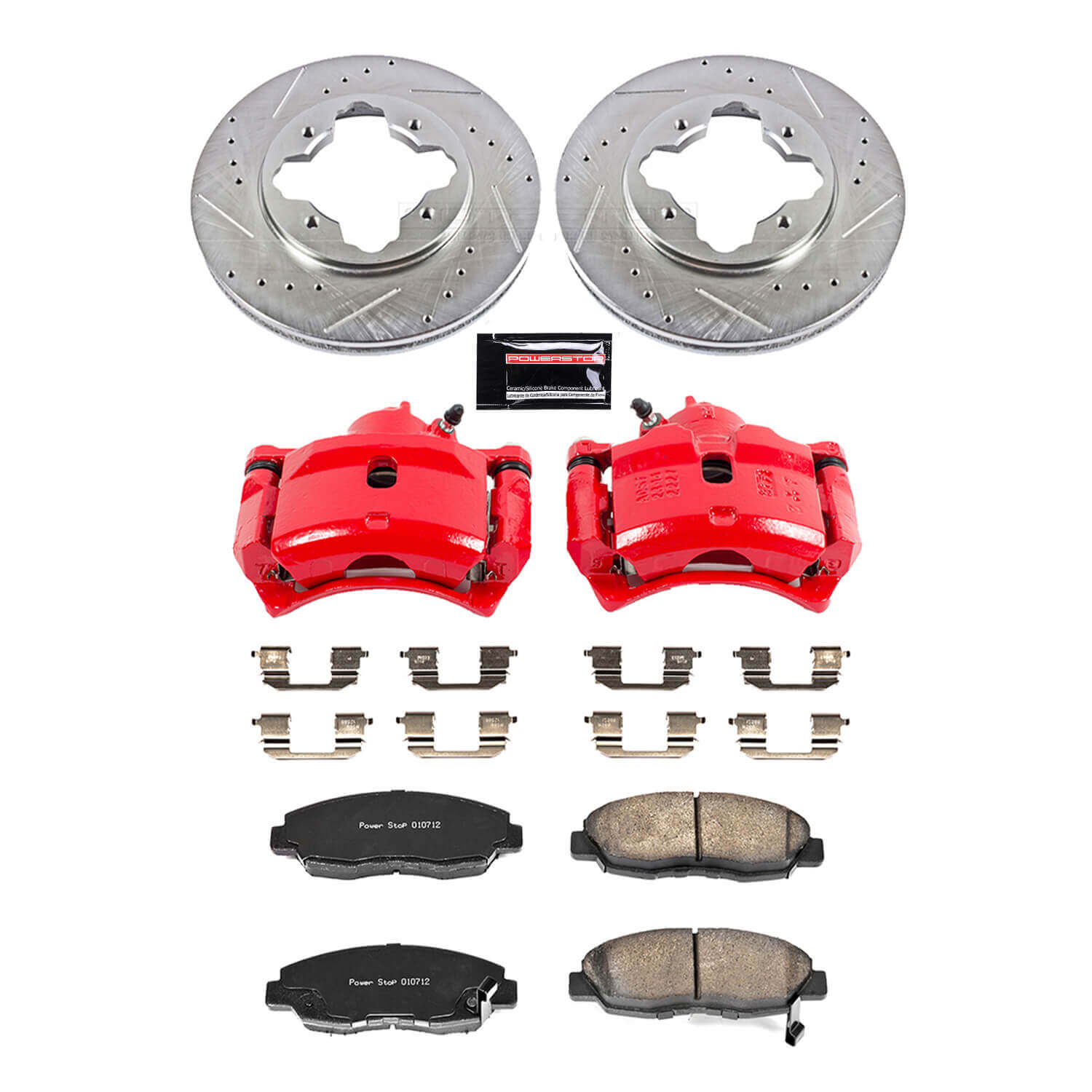 Power Stop KC697 Z23 Evolution Sport Performance 1-Click Brake Kit With Calipers (Front) for 1990-1997 Acura Cl product image