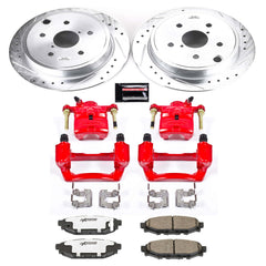 Power Stop KC6977-26 Z26 Street Warrior 1-Click Rear Brake Kit With Calipers for 2015-2021 Subaru WRX product image