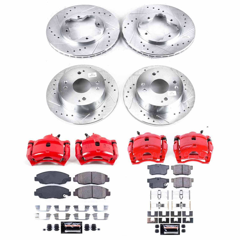 Power Stop KC698 Z23 Evolution Sport Front And Rear Brake Kit for 1991-1992 Honda Accord Sedan (4 Door) Rear Disc product image