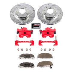 Power Stop KC699-26 Z26 Extreme Street Warrior 1-Click Brake Kit With Calipers (Front) for 1990-2000 Honda Civic product image