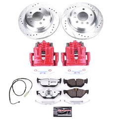 Power Stop KC7008-26 Z26 Street Warrior 1-Click Rear Brake Kit With Calipers for 2013-2015 BMW X1 SDRIVE28I, XDRIVE28I product image