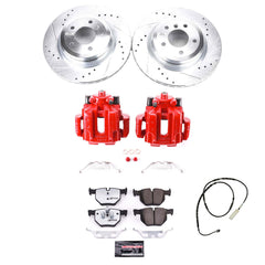 Power Stop KC7009-26 - Z26 Street Warrior 1-Click Rear Brake Kit With Calipers vehicle fitment brake part
