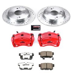 Power Stop KC701-26 Z26 Street Warrior 1-Click Rear Brake Kit With Calipers for 1991 Honda Accord Sedan (4 Door) Rear Disc product image