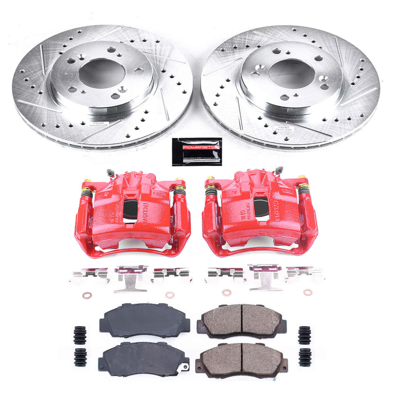 Power Stop KC704A Z23 Evolution Sport Front Brake Kit for 1991-1998 Acura Legend product image