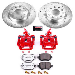 Power Stop KC7053-26 Z26 Street Warrior 1-Click Pad And Rotor Kit With Calipers for 2015-2021 Volkswagen Golf product image