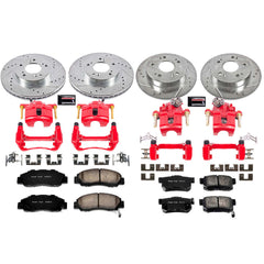 Power Stop KC706 Z23 Evolution Sport Performance 1-Click Brake Kit With Calipers (Front And Rear) for 1997-2001 Honda Prelude product image