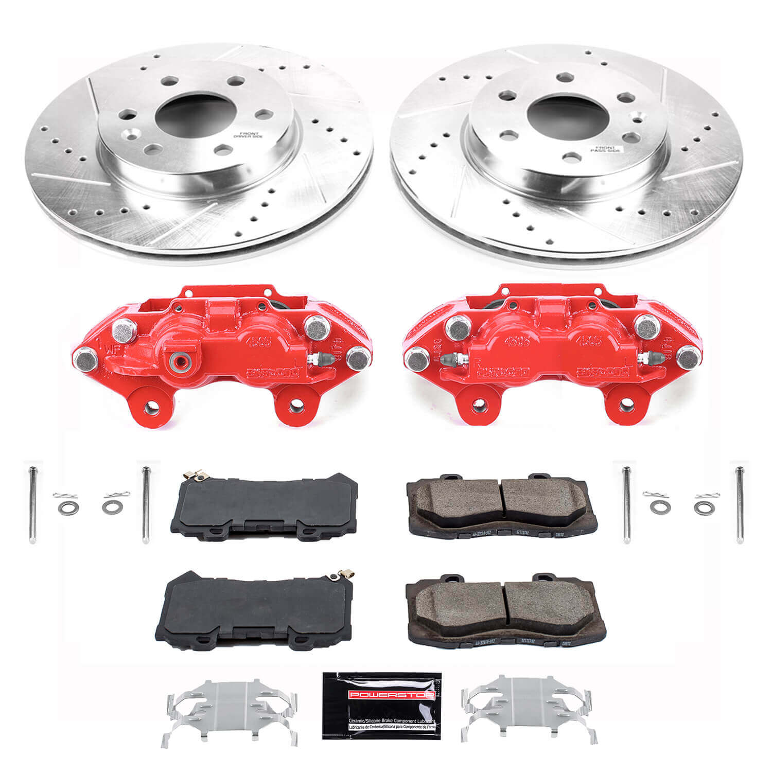 Power Stop KC7126 Z23 Evolution Sport Front Brake Kit for 2015-2019 Chevrolet Colorado product image