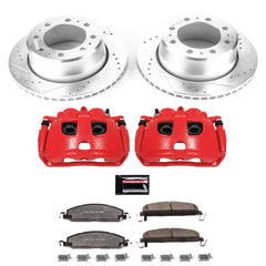 Power Stop KC7131-36 Z36 Extreme Performance Truck And Tow 1-Click Rear Brake Kit With Calipers for 2013-2018 Dodge RAM 3500 product image