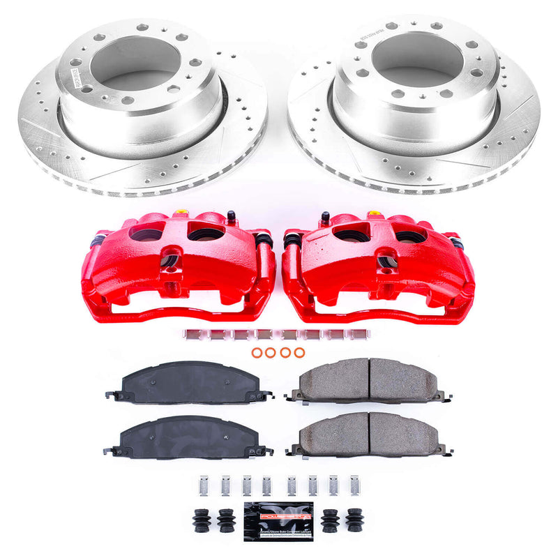 Power Stop KC7131A Z23 Evolution Sport Performance Pad And Rotor Kit With Calipers for 2013-2018 Dodge Ram 3500 product image