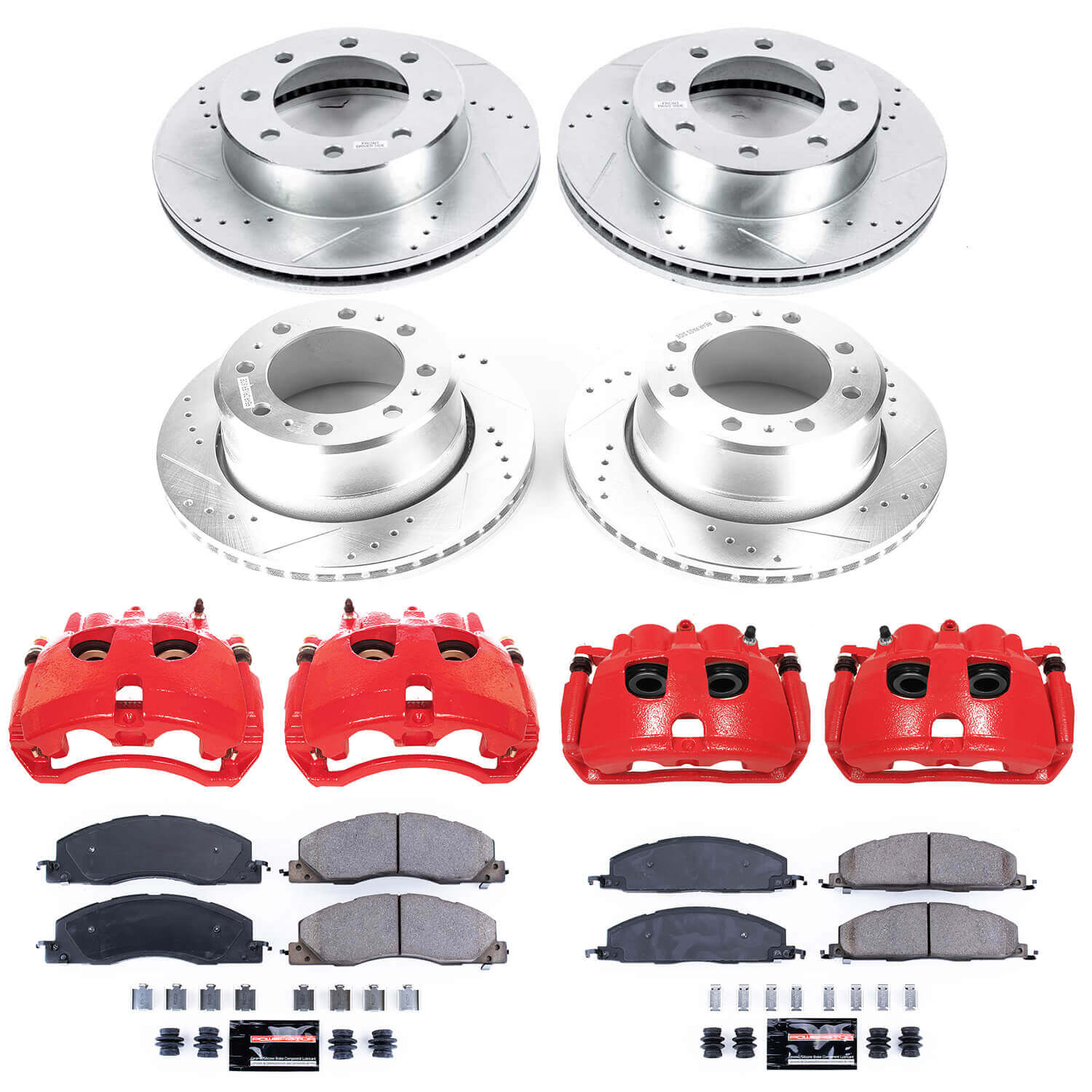 Power Stop KC7141 Z23 Evolution Sport Front And Rear Brake Kit for 2013-2018 Dodge Ram 3500 product image