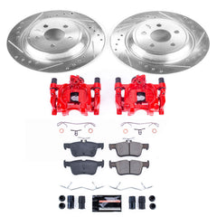 Power Stop KC7144A Z23 Evolution Sport Performance Pad And Rotor Kit With Calipers for 2017-2020 Lincoln Mkz product image