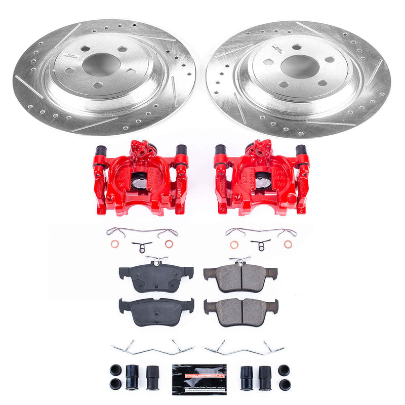 Power Stop KC7144A Z23 Evolution Sport Performance Pad And Rotor Kit With Calipers for 2017-2020 Lincoln Mkz product image