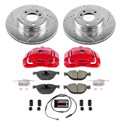 Power Stop KC7162 Front Z23 Evolution Sport Performance 1-Click Pad And Rotor Kit With Calipers for 2012-2013 BMW 528I product image