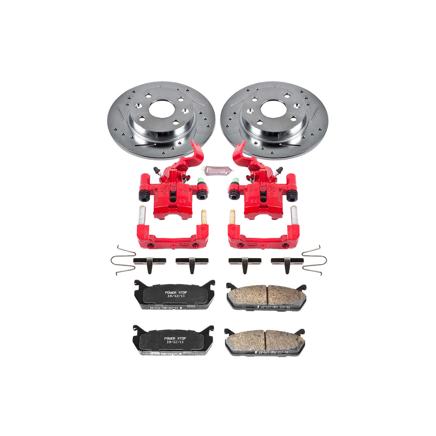 Power Stop KC719 Z23 Evolution Sport Performance 1-Click Brake Kit With Calipers (Rear) for 1990-1993 Mazda Miata / MX-5 product image