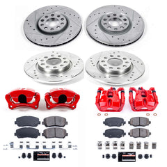 Power Stop KC7288 Z23 Evolution Sport Performance Pad And Rotor Kit With Calipers for 2015-2017 Chrysler 200 product image