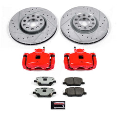 Power Stop KC7299A-36 Front Z36 Extreme Performance Truck And Tow 1-Click Pad And Rotor Kit With Calipers for 2017 Jeep Compass product image