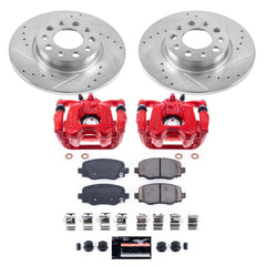 Power Stop KC7301 Z23 Evolution Sport Performance Pad And Rotor Kit With Calipers for 2016-2020 Fiat 500X product image